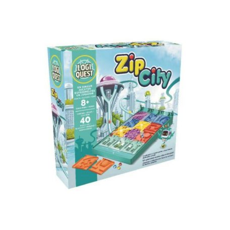 Logiquest: ZipCity golyópályás társasjáték