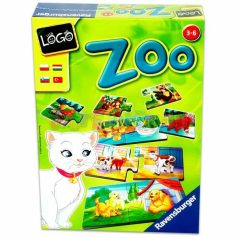 Ravensburger Logo Zoo: állatok és kölykeik társasjáték